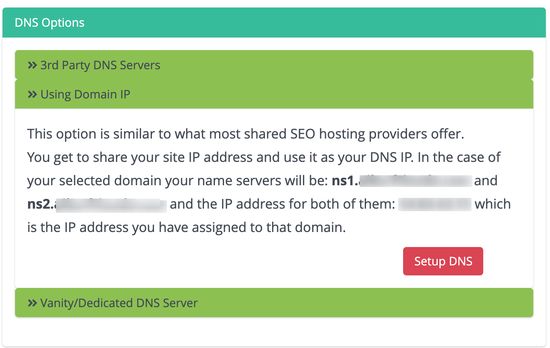 διακομιστής DNS vanity - ίδια IP